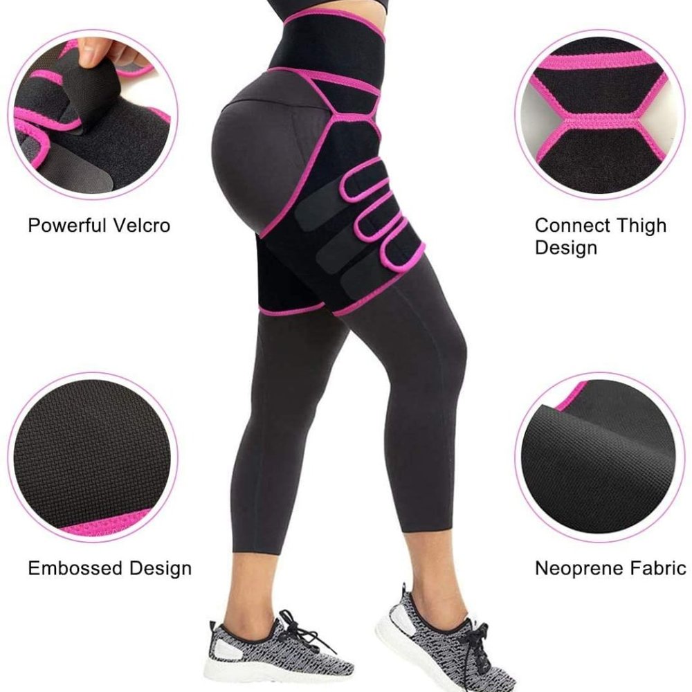 Waist Trainer 3 in 1 Waist Thigh Trimmer and Weight Loss - Picture 6 of 7